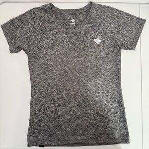 Rabbit Performance Tee Gray Short Sleeve Athletic Running Top XS